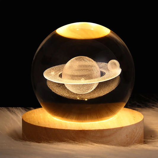 Moon Crystal Ball Night Light